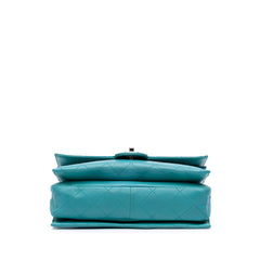 CC Quilted Calfskin Double Flap