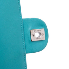 CC Quilted Calfskin Double Flap