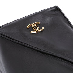 CC Lambskin Tassel Clutch with Chain