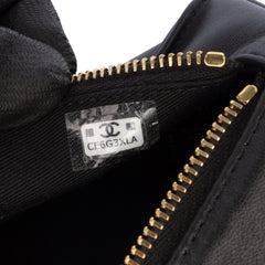 CC Lambskin Tassel Clutch with Chain