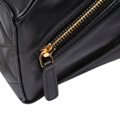 CC Lambskin Tassel Clutch with Chain
