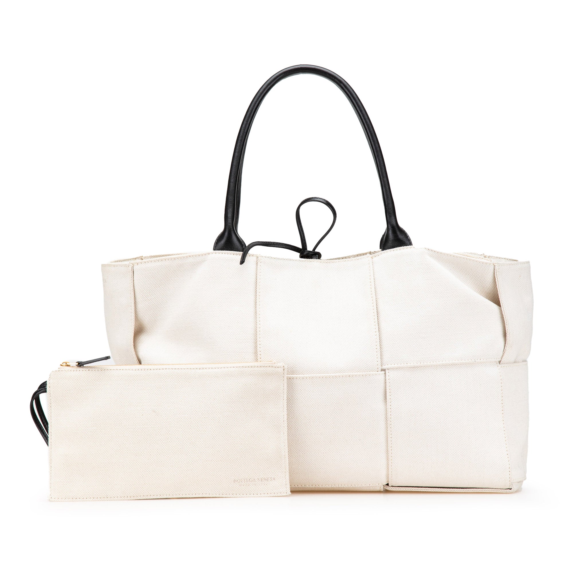 Medium Canvas Maxi Intrecciato Arco Tote