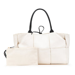 Medium Canvas Maxi Intrecciato Arco Tote