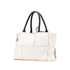 Medium Canvas Maxi Intrecciato Arco Tote
