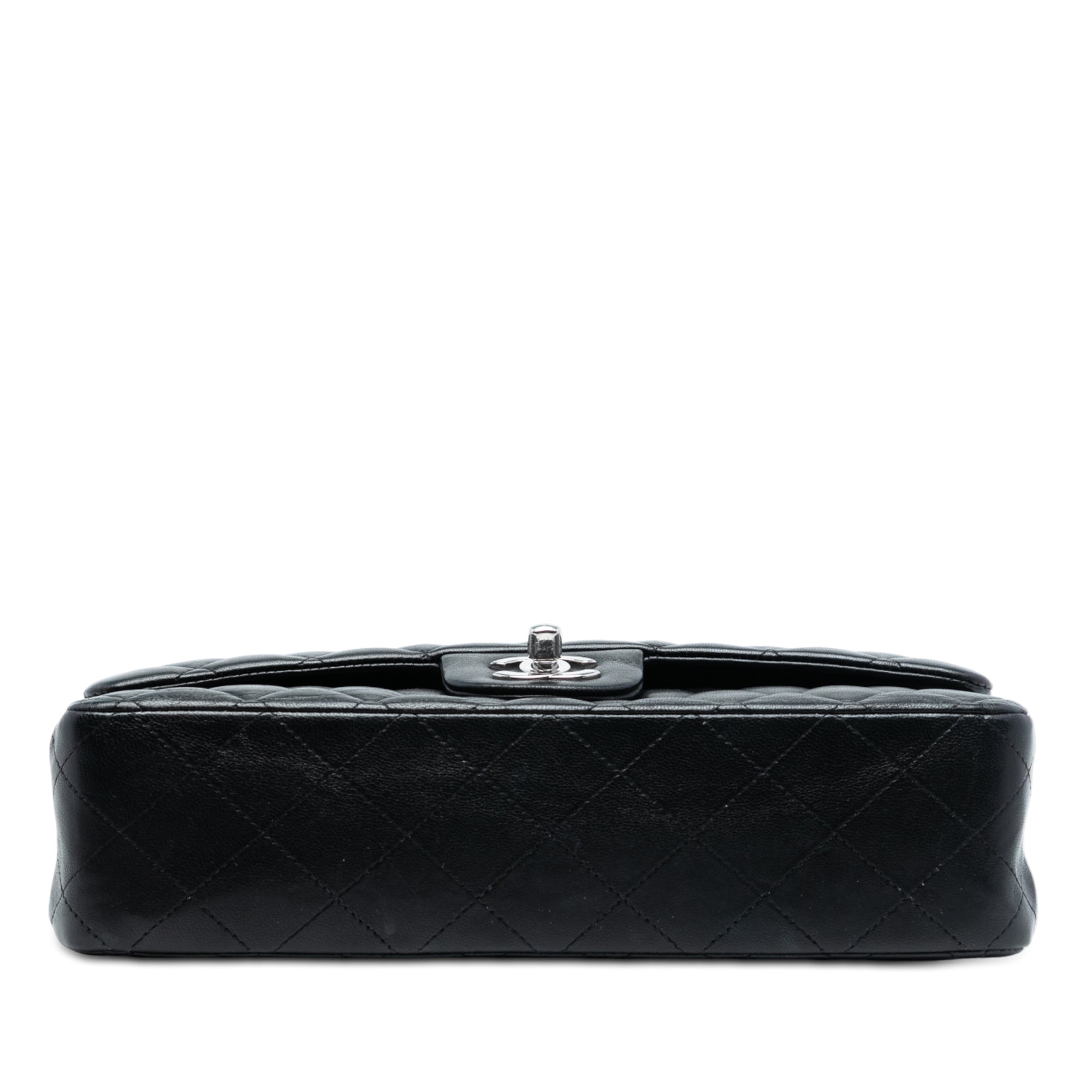 Medium Classic Lambskin Double Flap