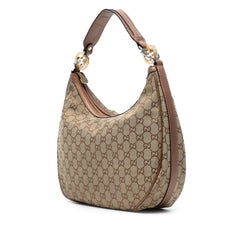 Medium GG Canvas Twins Hobo