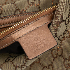 Medium GG Canvas Twins Hobo