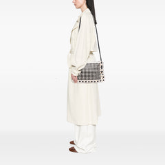 Nappa Intrecciato Check Grommet Palio Crossbody
