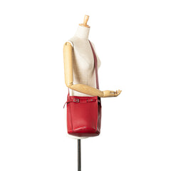 Leather Big Bag Bucket Crossbody