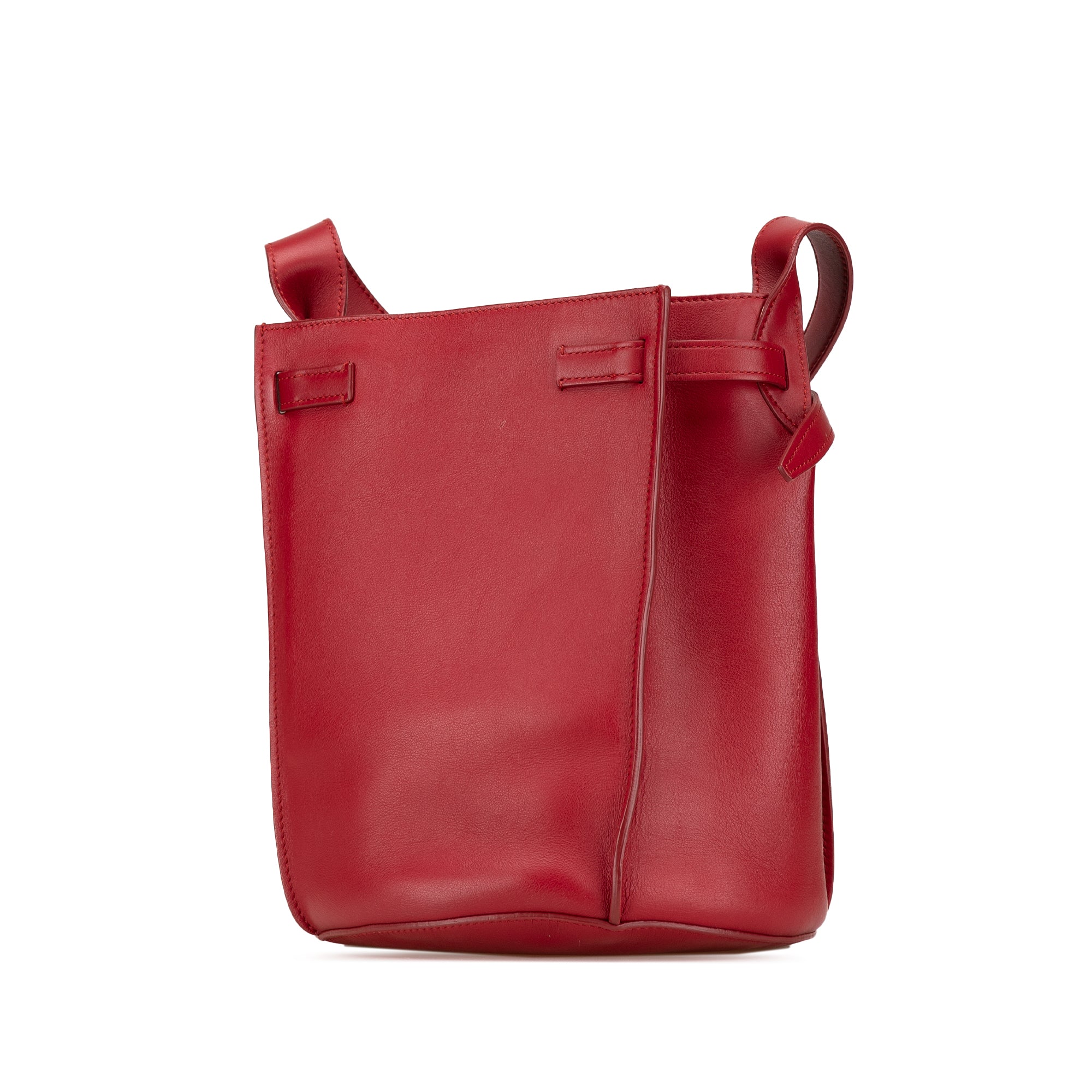Leather Big Bag Bucket Crossbody