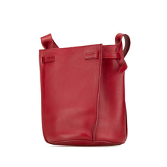 Leather Big Bag Bucket Crossbody