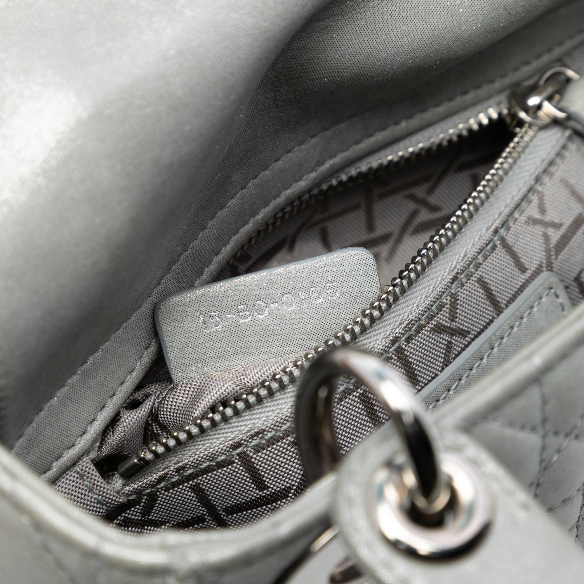 Mini Iridescent Lambskin Cannage Lady Dior