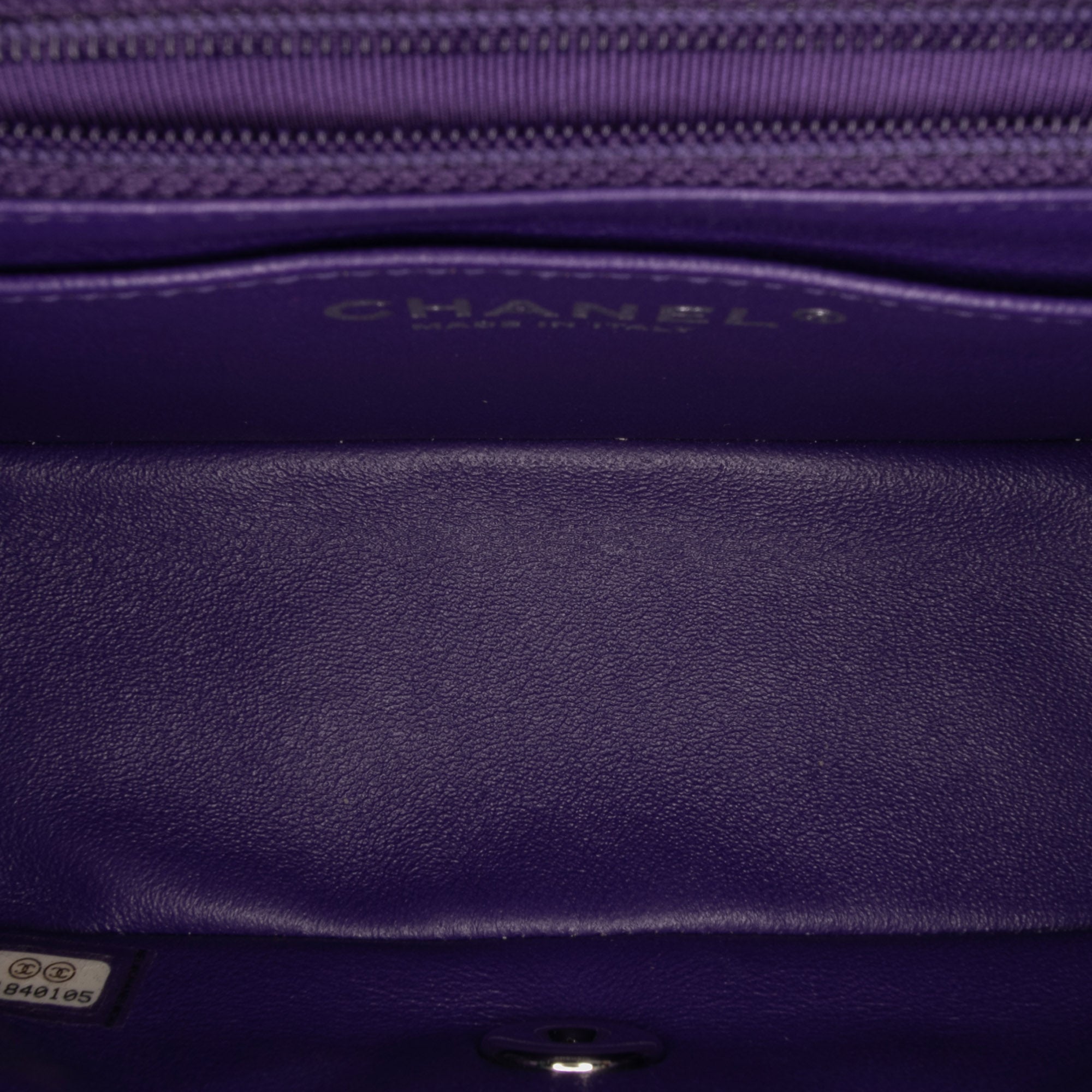 Mini Square Classic Patent Single Flap