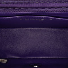 Mini Square Classic Patent Single Flap