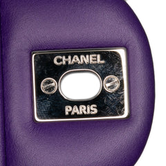 Mini Square Classic Patent Single Flap