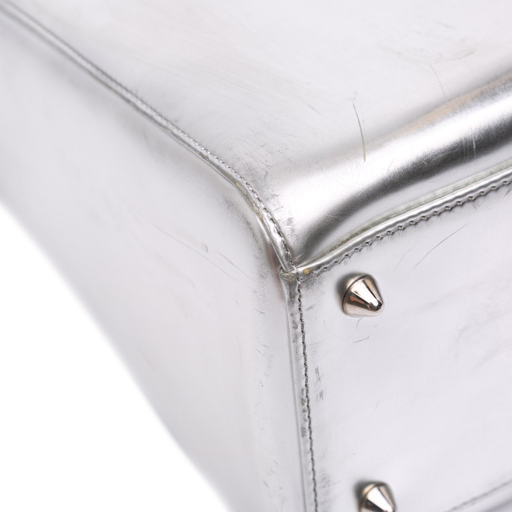 Medium Metallic Patent Lady Dior