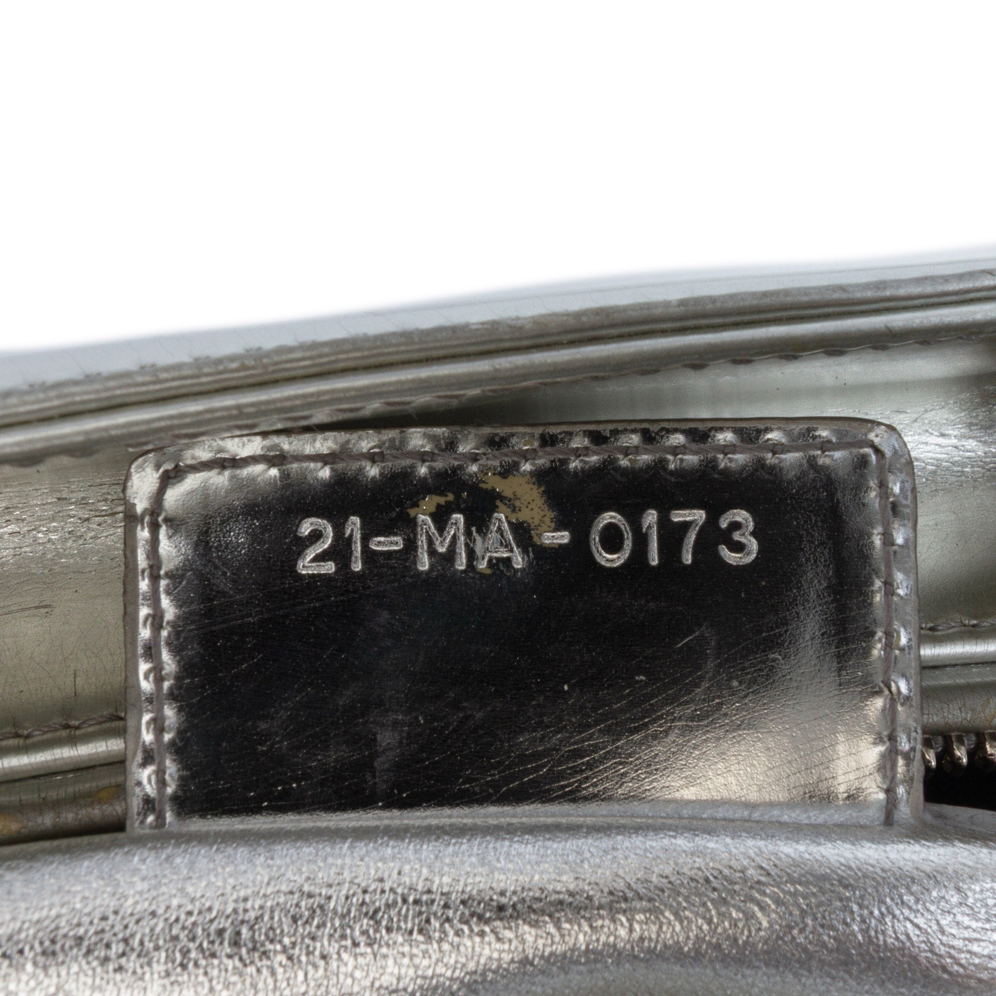 Medium Metallic Patent Lady Dior