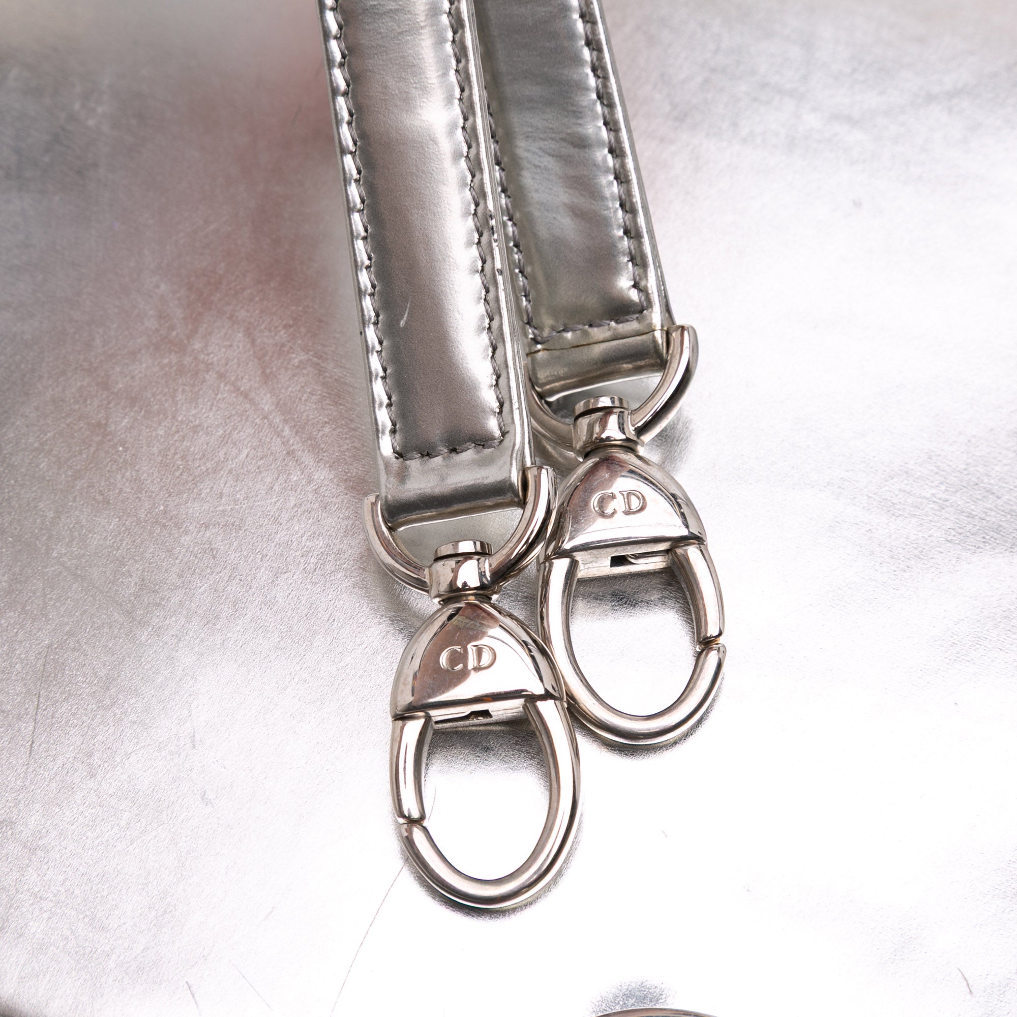 Medium Metallic Patent Lady Dior