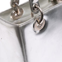 Medium Metallic Patent Lady Dior