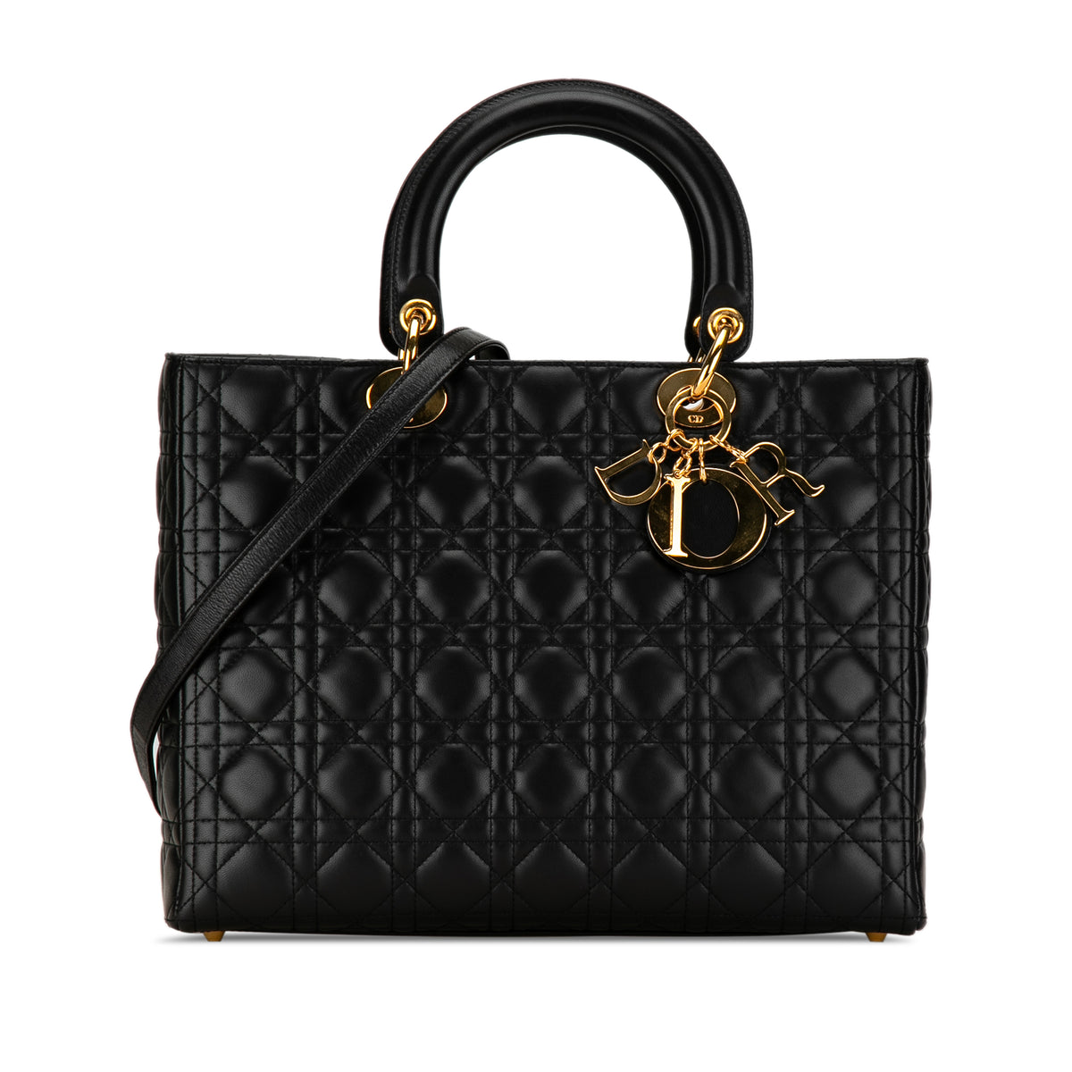 Large Lambskin Cannage Lady Dior_0