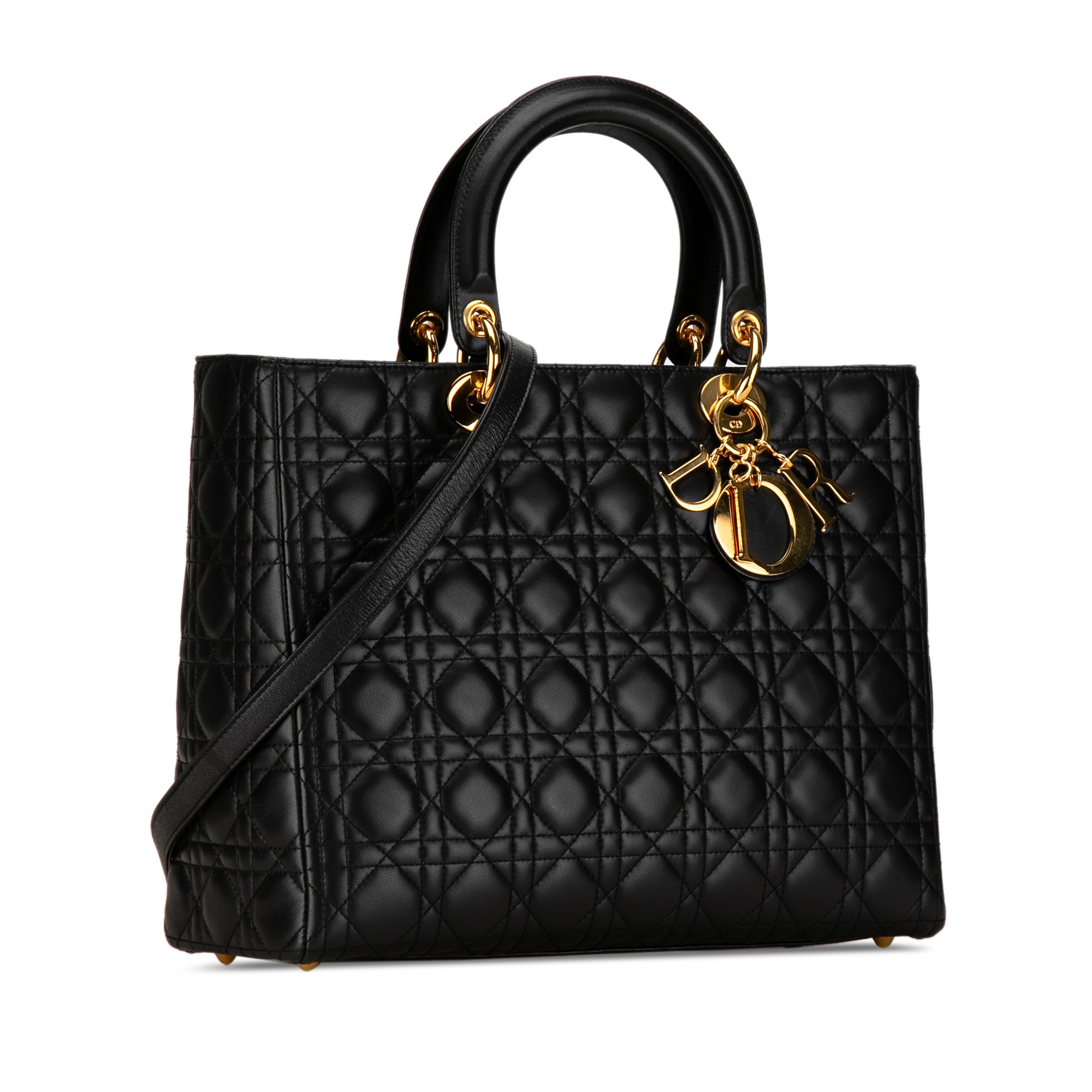 Large Lambskin Cannage Lady Dior_1