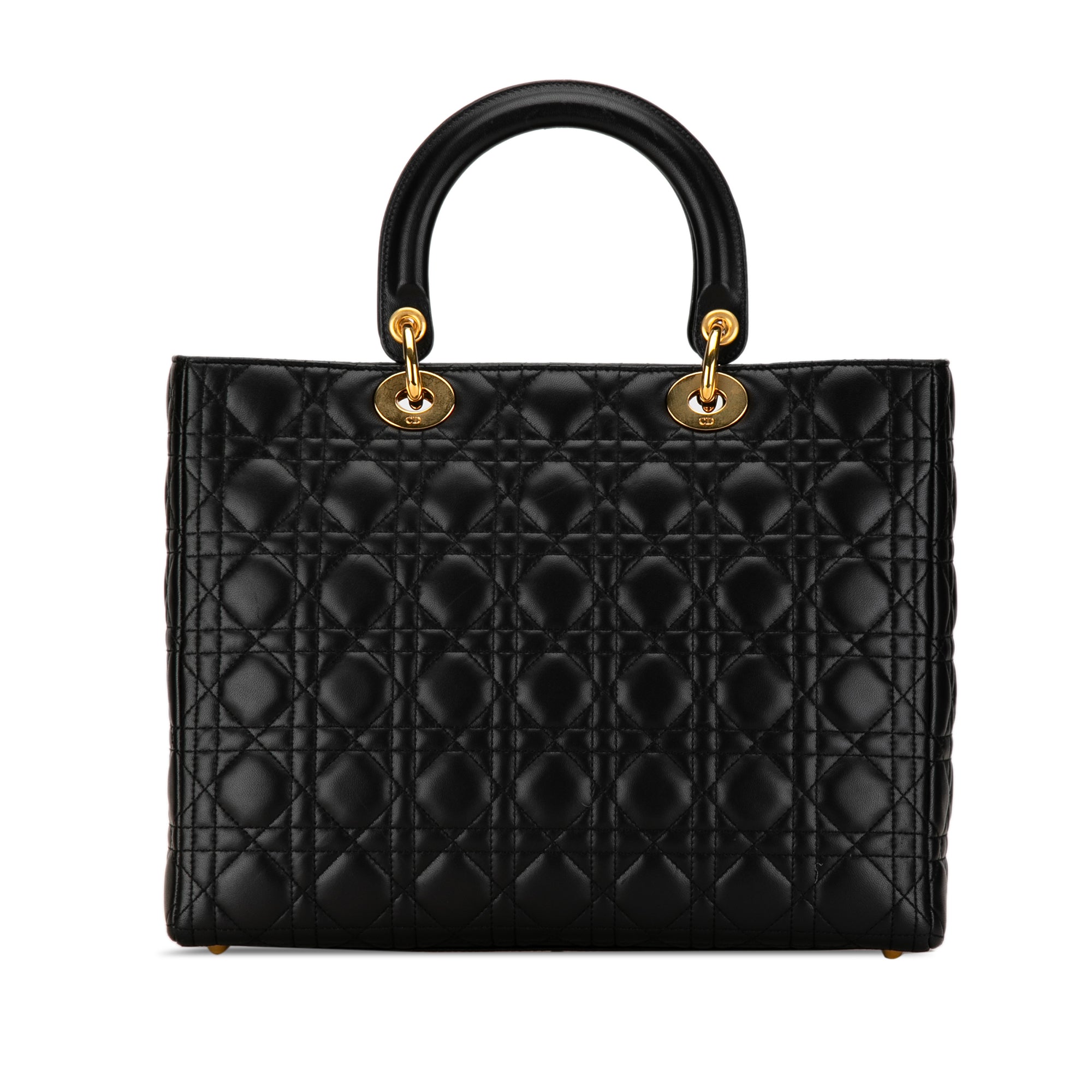 Large Lambskin Cannage Lady Dior_2