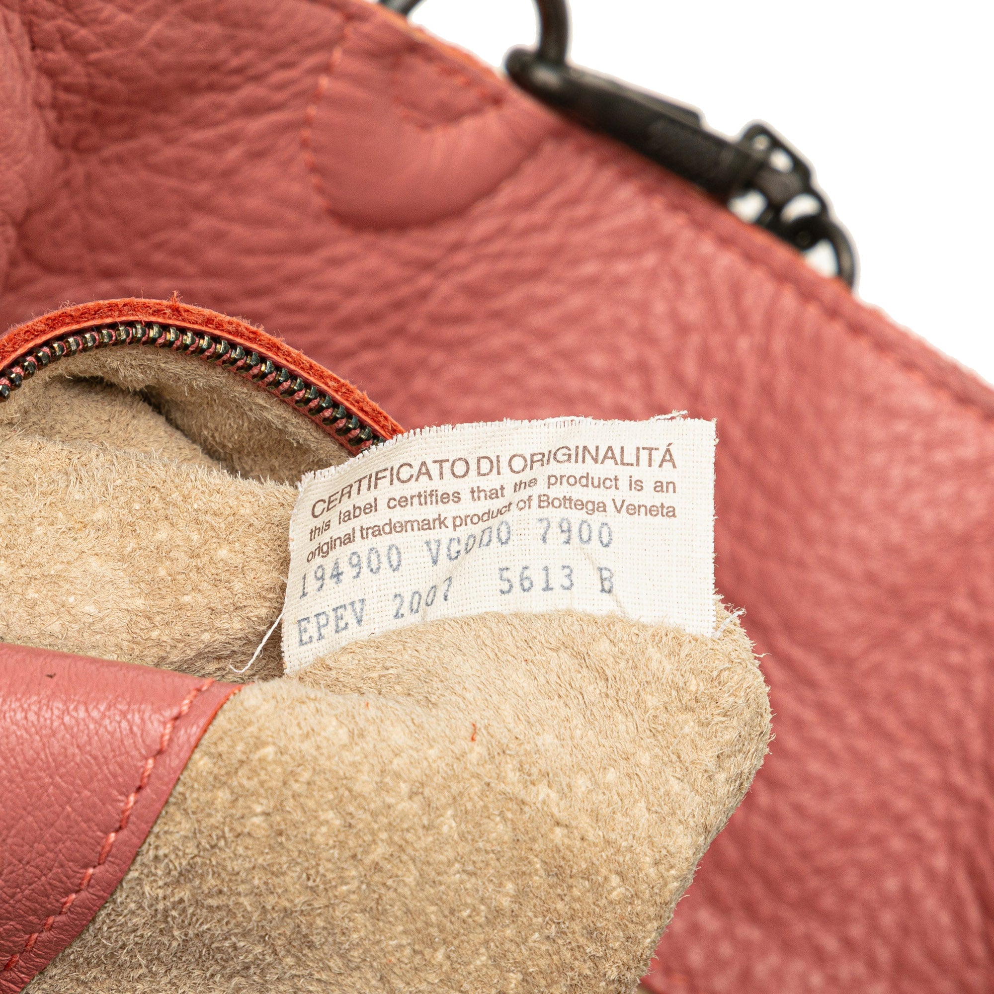 Small Intrecciato Trimmed Cervo Bucket Bag