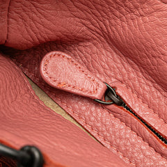 Small Intrecciato Trimmed Cervo Bucket Bag