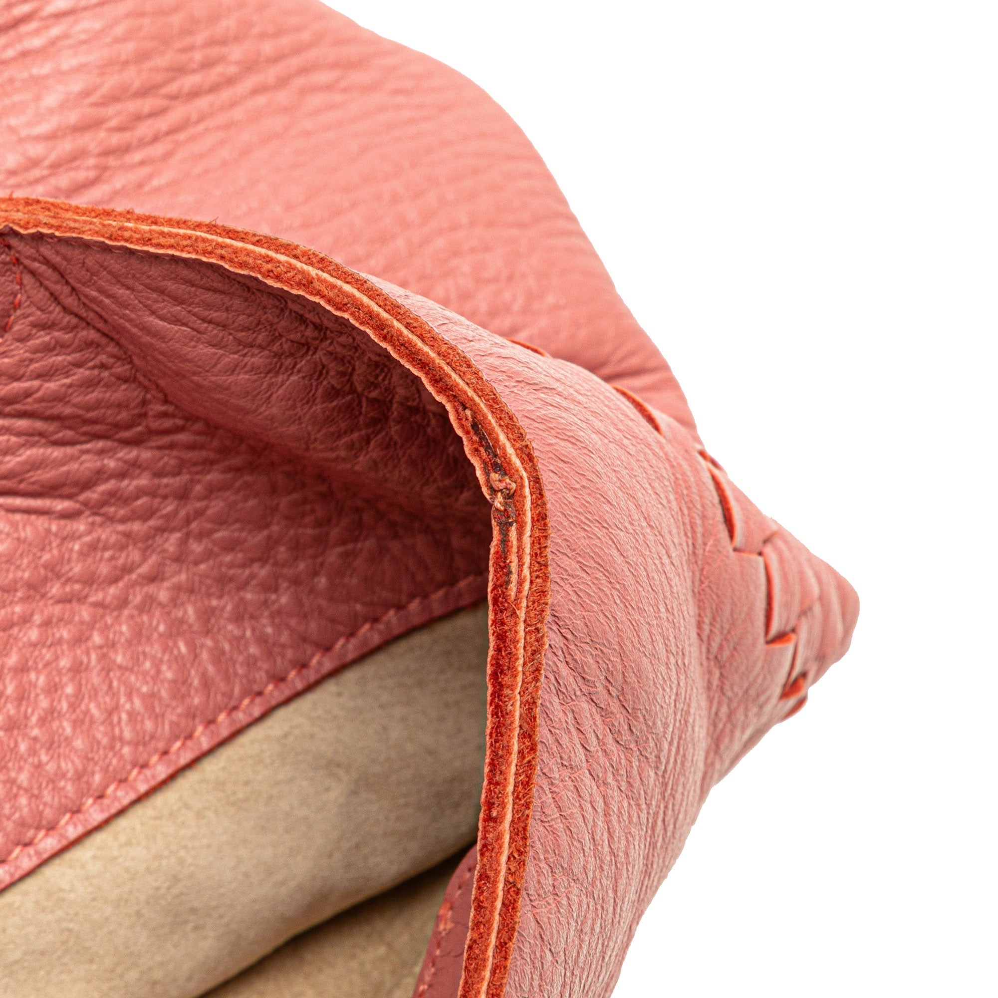 Small Intrecciato Trimmed Cervo Bucket Bag