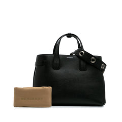 Medium Leather Banner Satchel