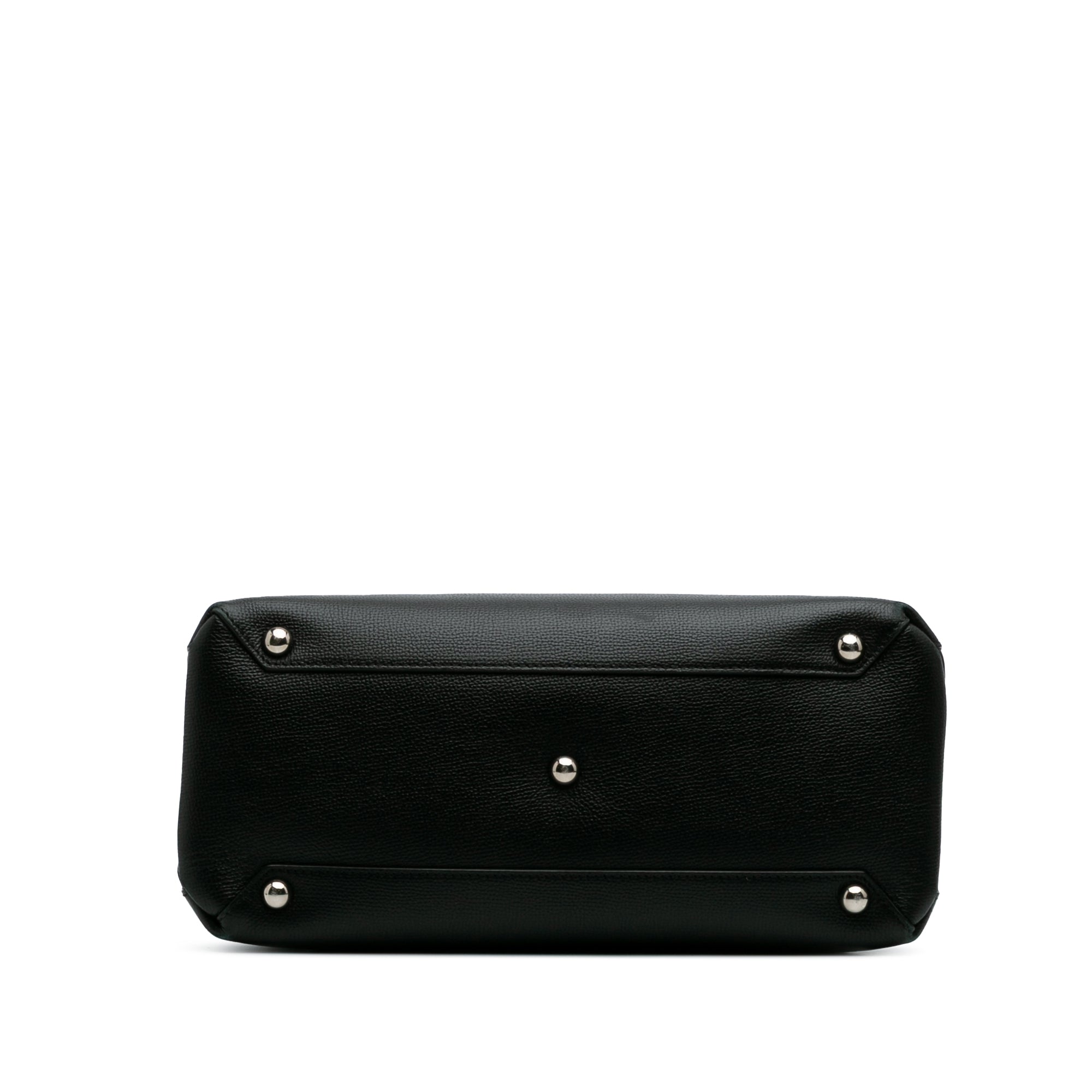Medium Leather Banner Satchel