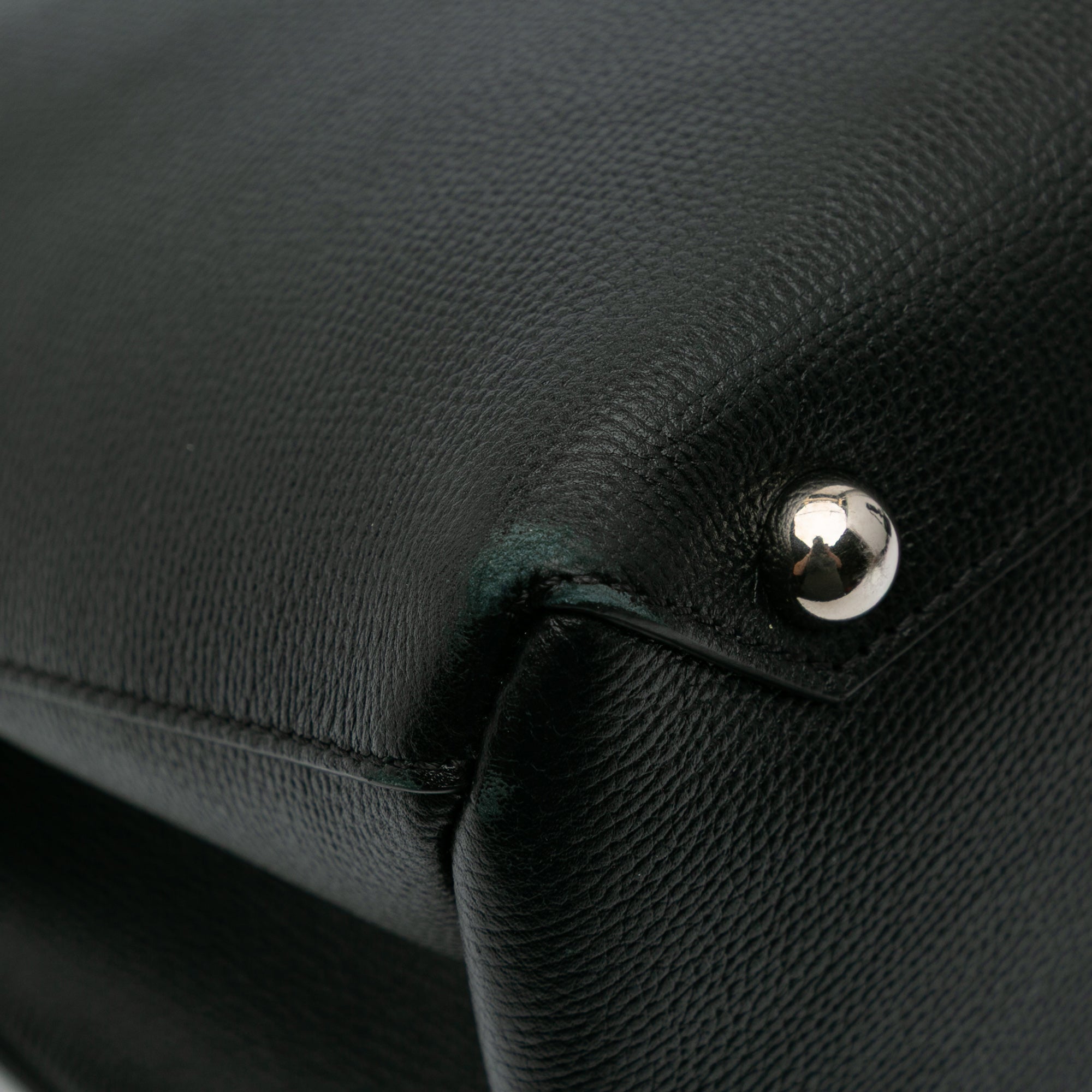 Medium Leather Banner Satchel