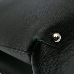 Medium Leather Banner Satchel