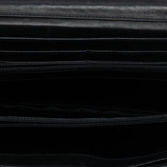 CC Quilted Patent East West Wallet On Chain