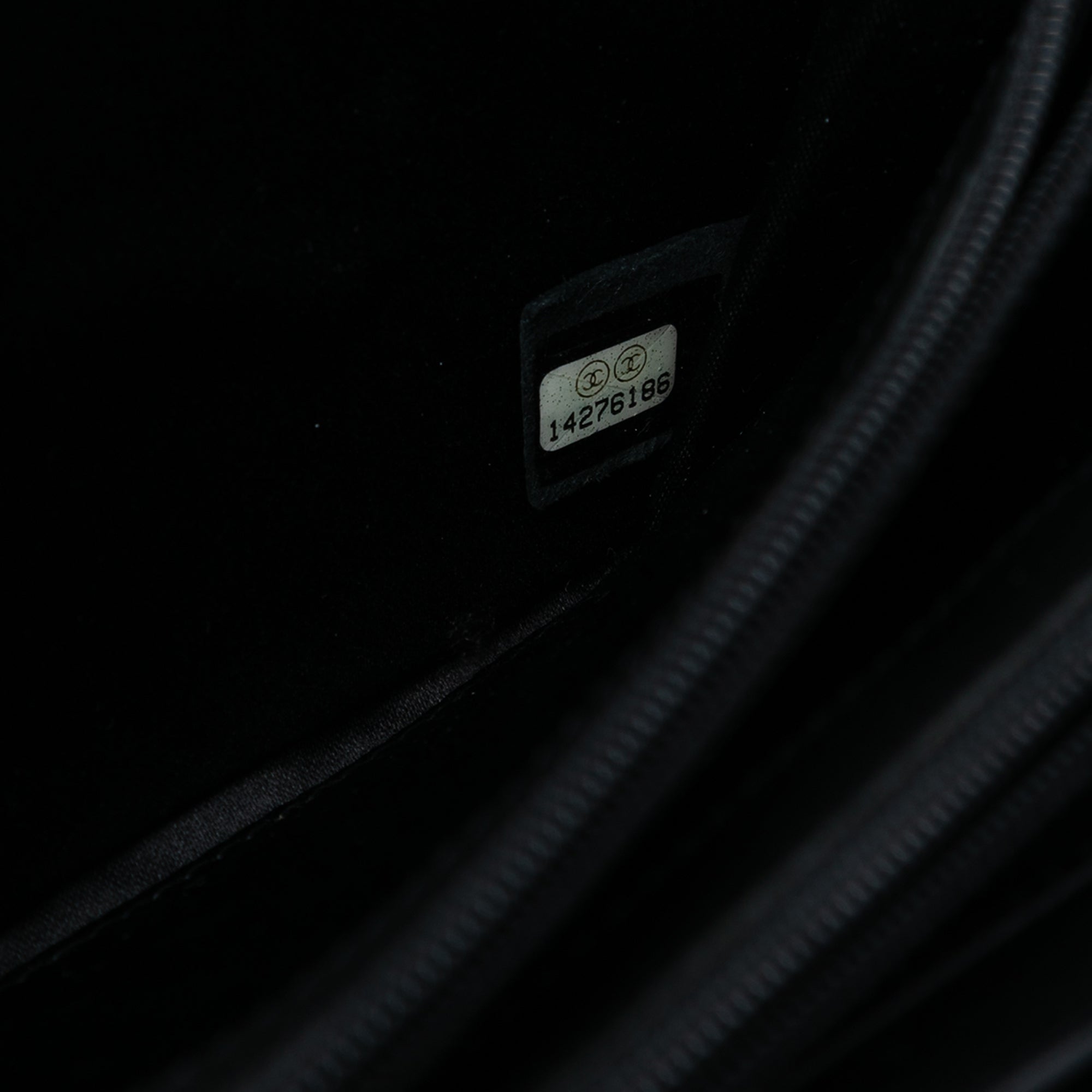 CC Quilted Patent East West Wallet On Chain