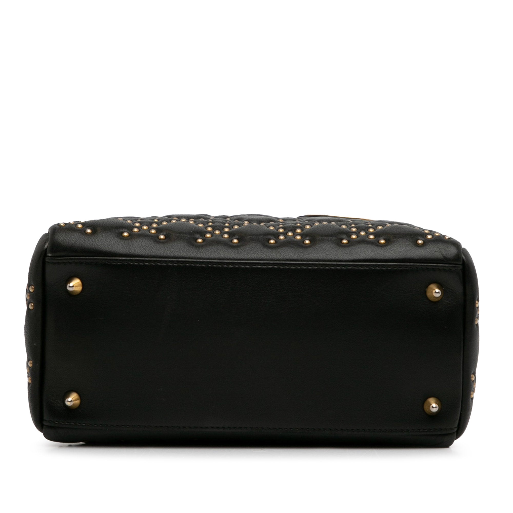 Medium Lambskin Studded Lady Dior_4