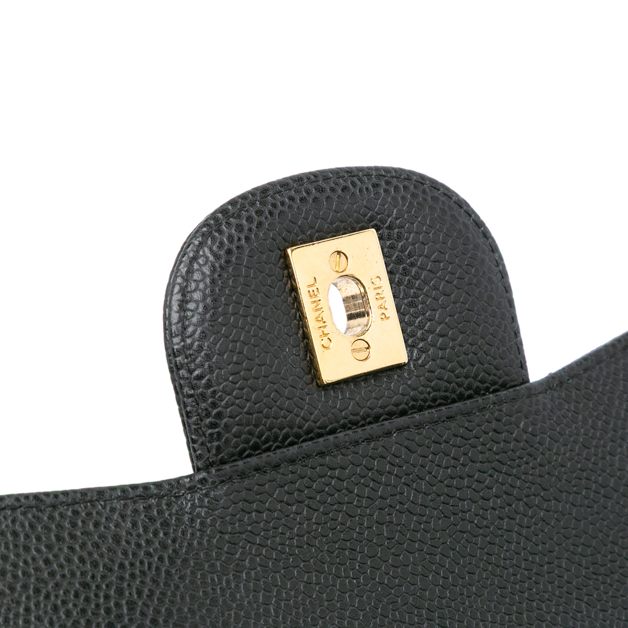 Jumbo Classic Caviar Double Flap