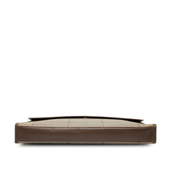 Vintage Check Canvas Clutch