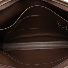 Vintage Check Canvas Clutch