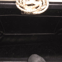 Camellia Satin Clutch