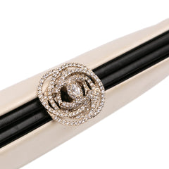 Camellia Satin Clutch