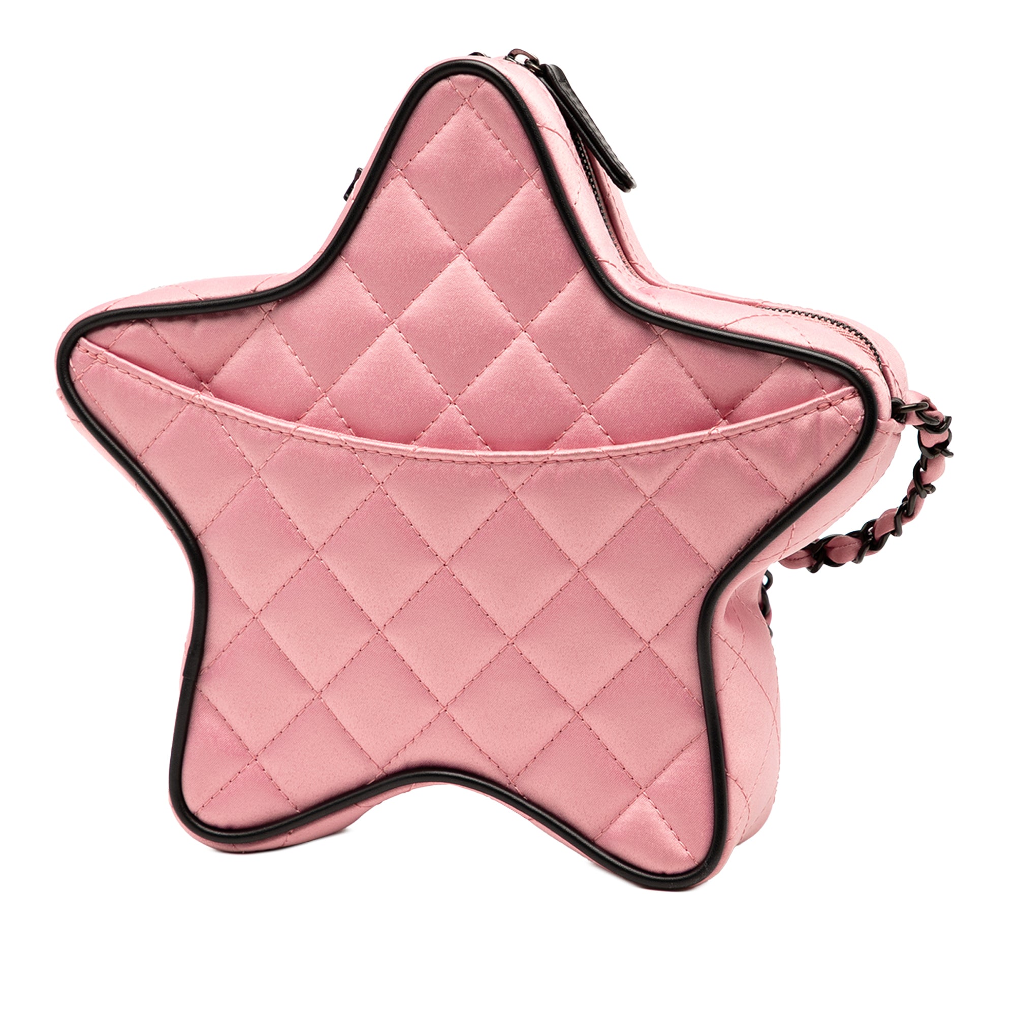 Quilted Satin Walk Of Fame Star Crossbody