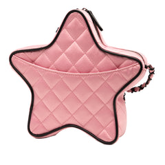 Quilted Satin Walk Of Fame Star Crossbody