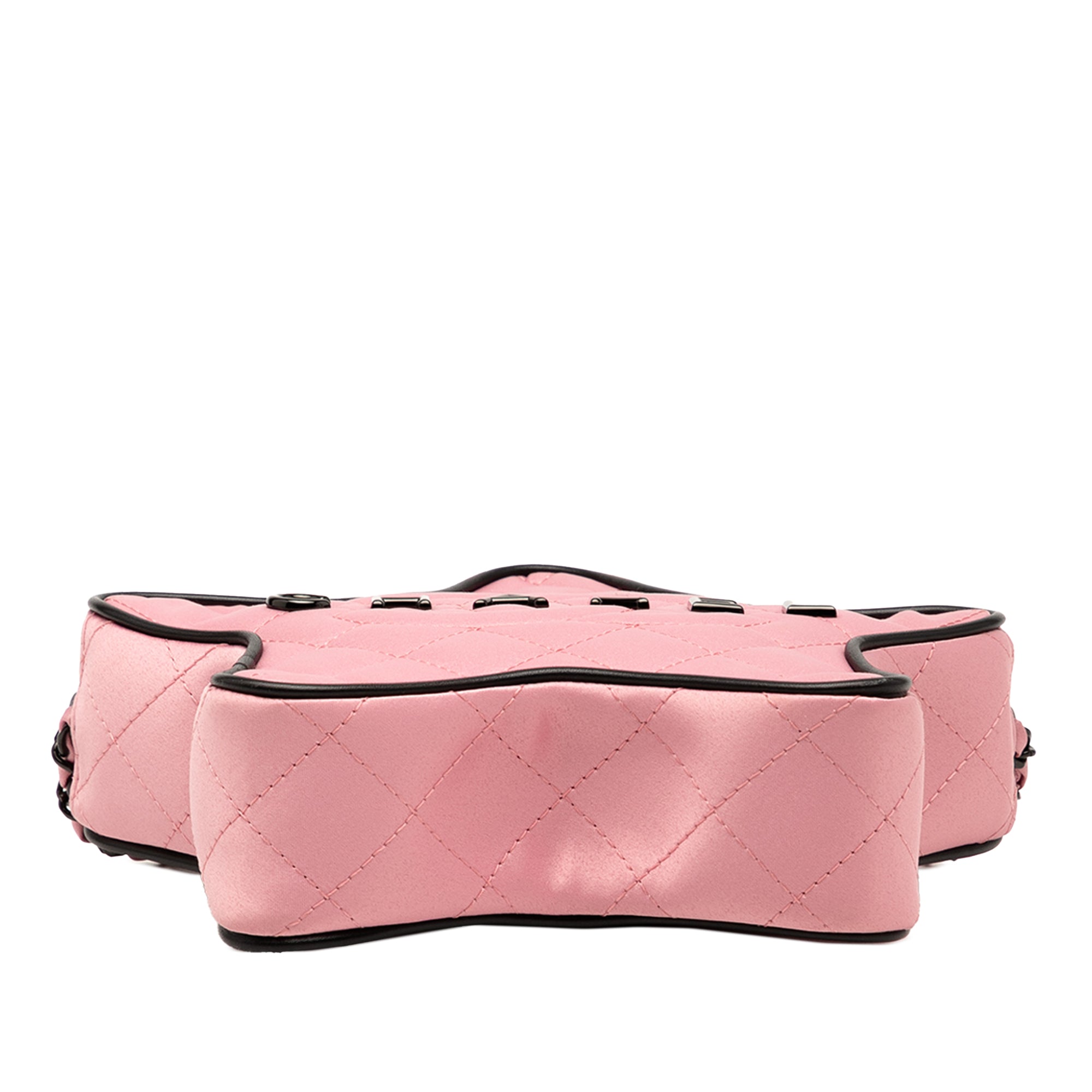 Quilted Satin Walk Of Fame Star Crossbody