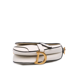 Mini Grained Calfskin Saddle Bag