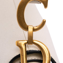 Mini Grained Calfskin Saddle Bag