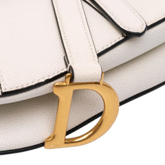 Mini Grained Calfskin Saddle Bag