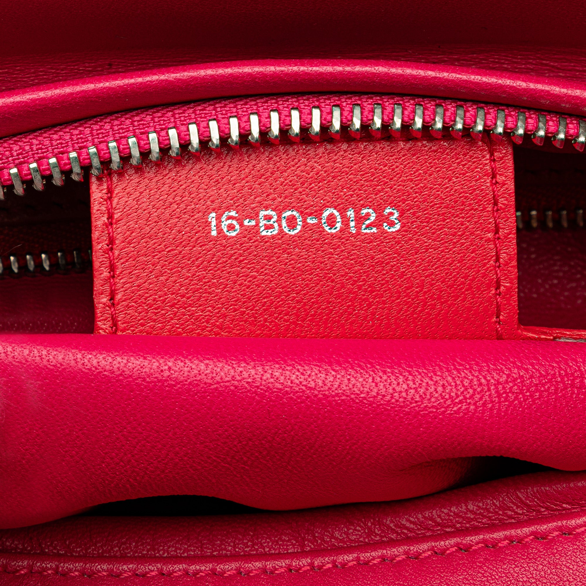 Medium Bicolor Lambskin Cannage Lady Dior