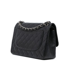 Jumbo Classic Caviar Double Flap