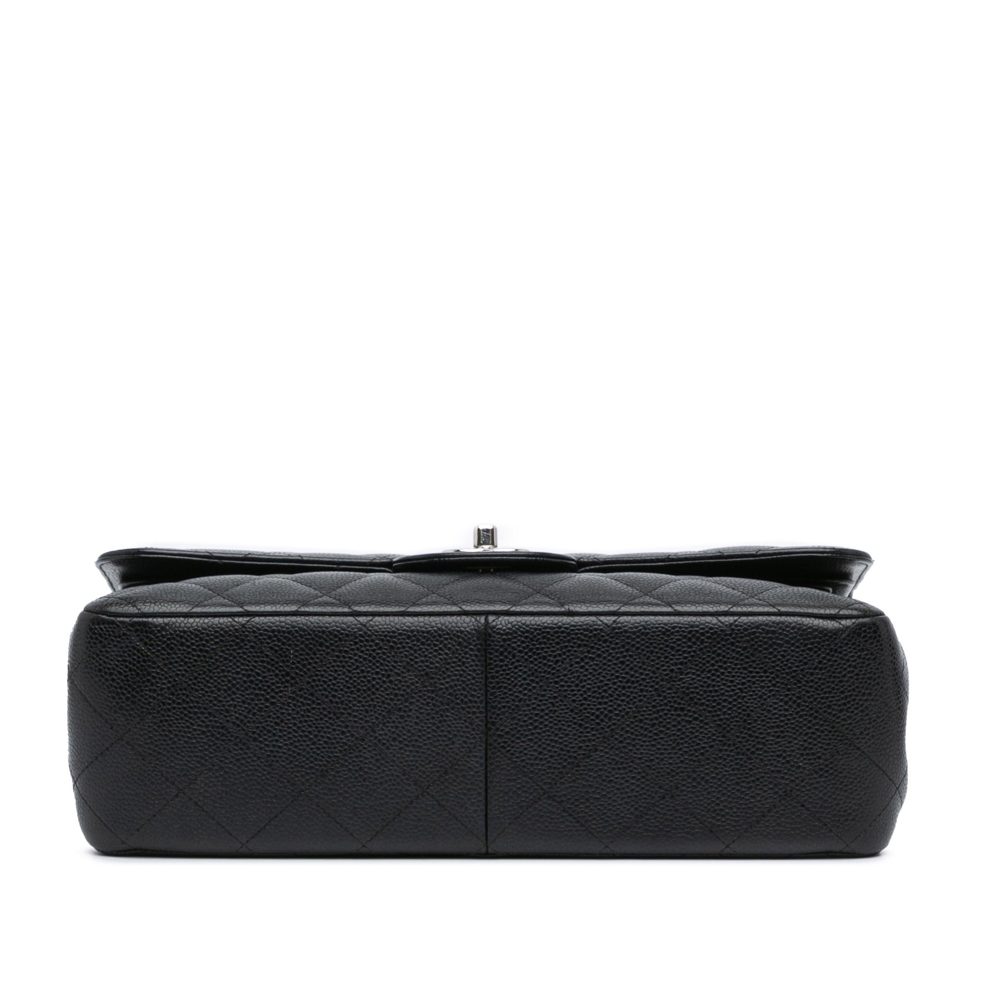 Jumbo Classic Caviar Double Flap